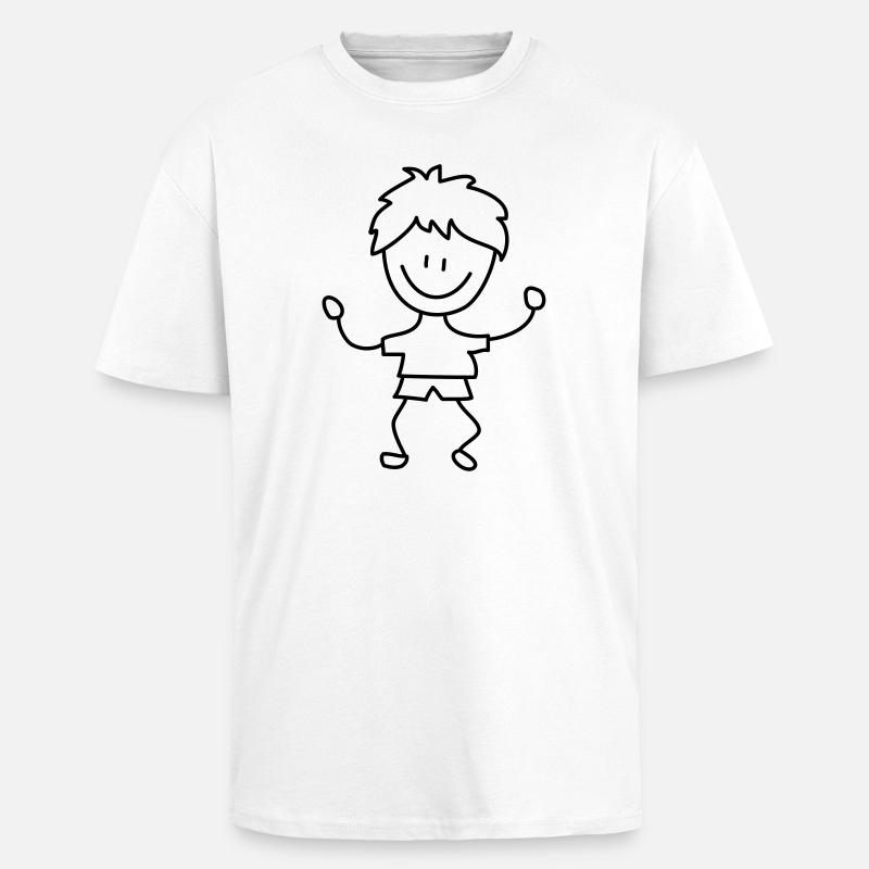 kind junge kindergarten - Oversized Heavyweight Unisex T-Shirt - Weiß