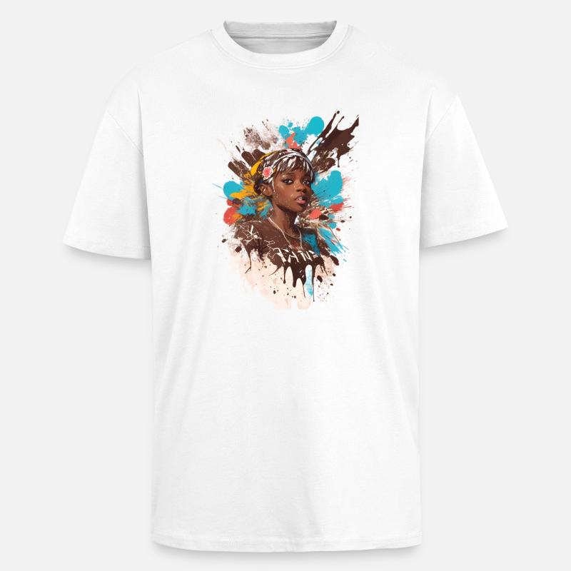 Sweet Lady - Unisex Oversized Heavyweight T-shirt - white