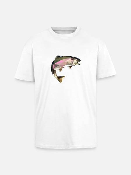 trout Vcr Fva - Unisex Oversized Heavyweight T-shirt - white