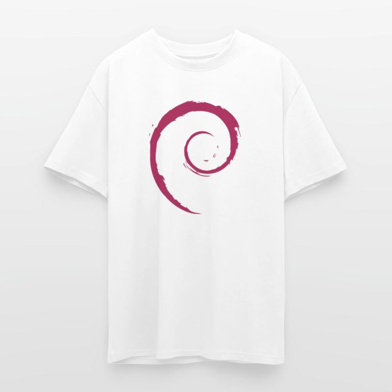 Système d’exploitation Linux Spiral PC Gift IT Idea T-shirt unisexe oversize épais