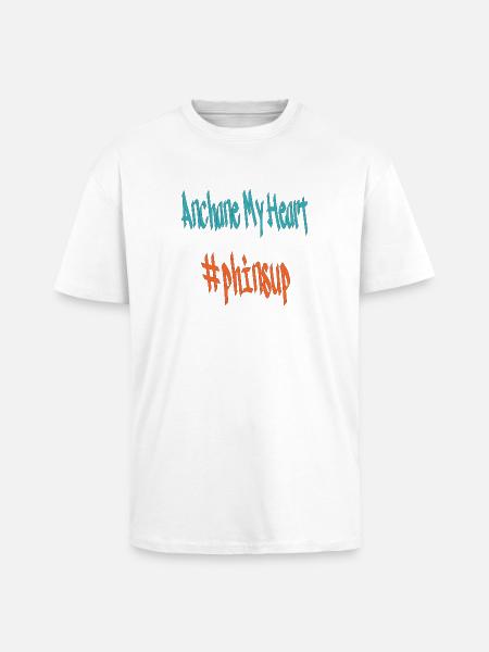 anchane - Oversized Heavyweight Unisex T-Shirt - Weiß