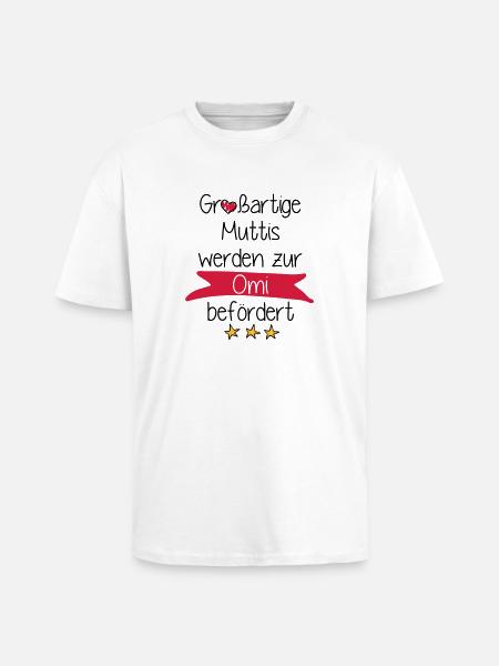 Großartige Muttis - Oversized Heavyweight Unisex T-Shirt - Weiß