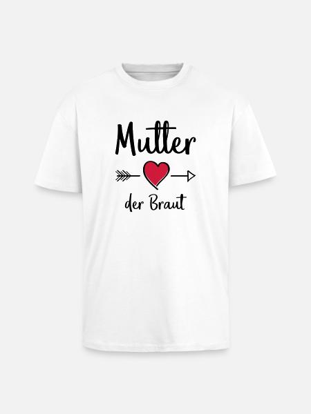 mutter der braut - Oversized Heavyweight Unisex T-Shirt - Weiß