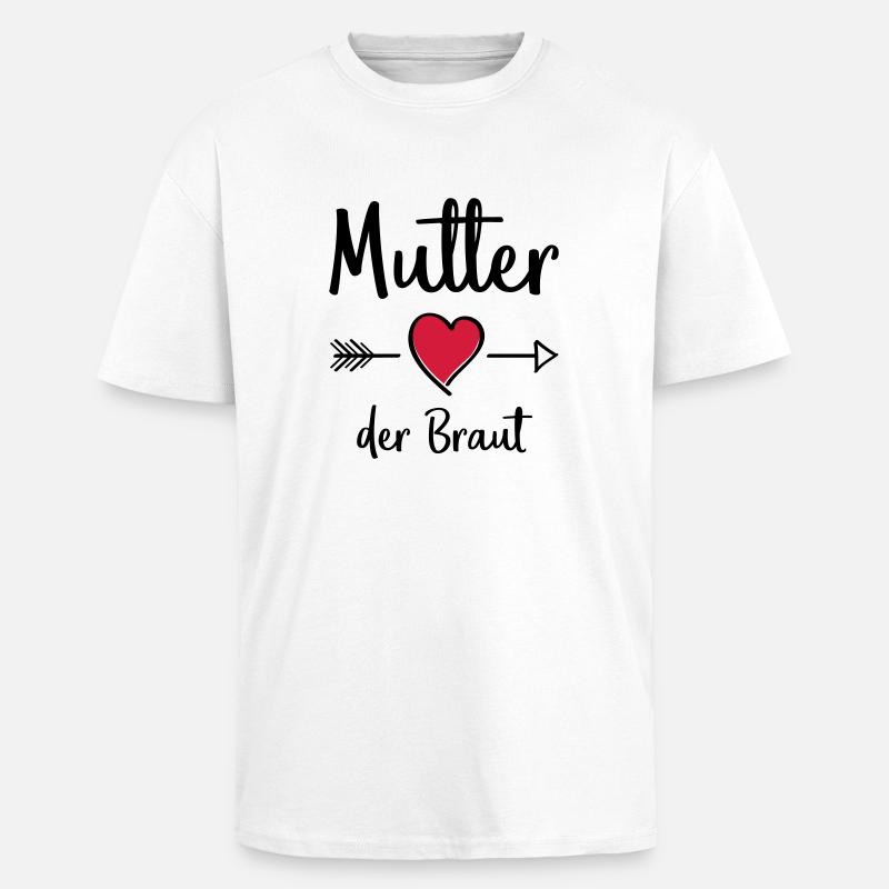 mutter der braut - Oversized Heavyweight Unisex T-Shirt - Weiß