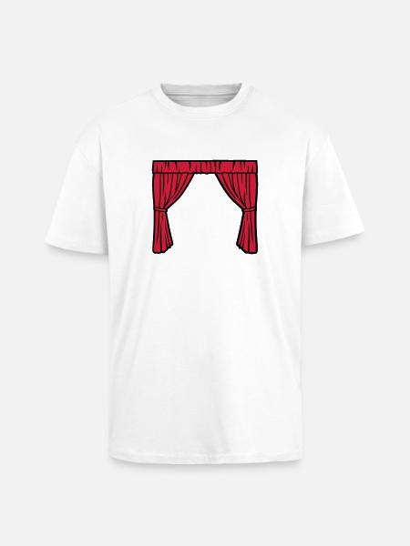 Theater - Unisex Oversized Heavyweight T-shirt - white