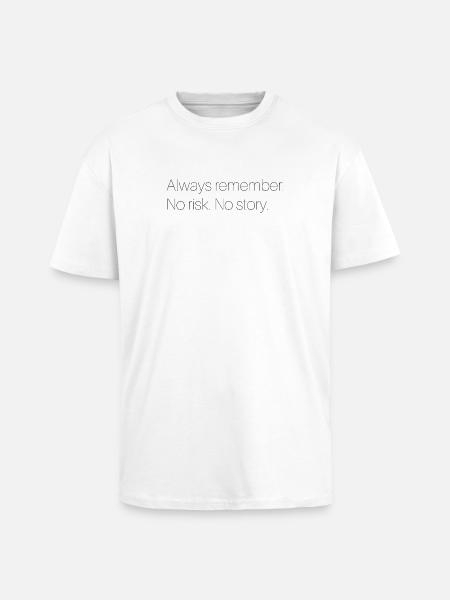 Motivational saying - Unisex Oversized Heavyweight T-shirt - white