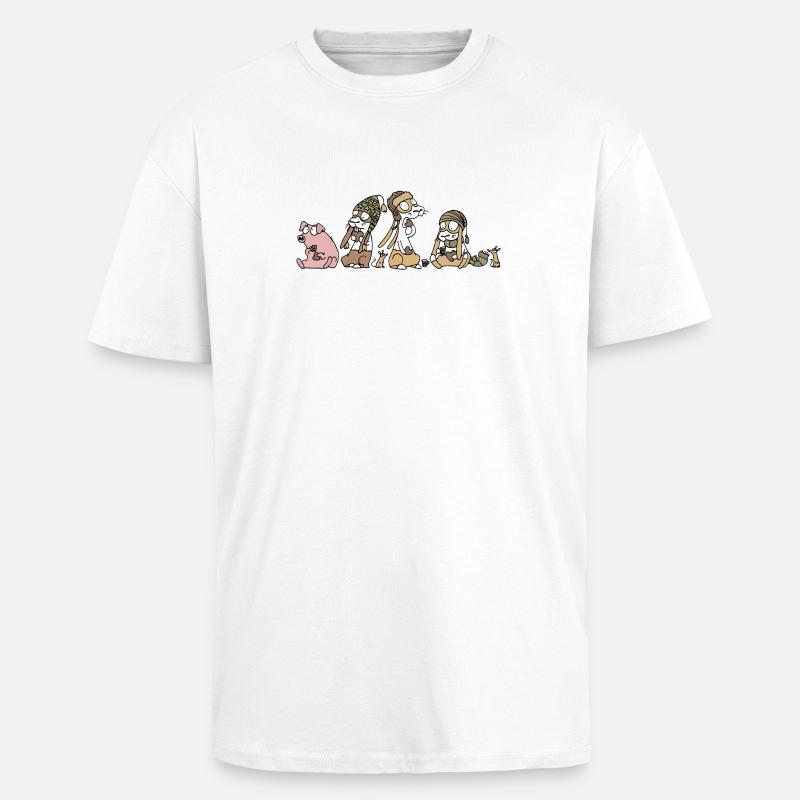 Pepparkakor - T-shirt unisexe oversize épais - blanc