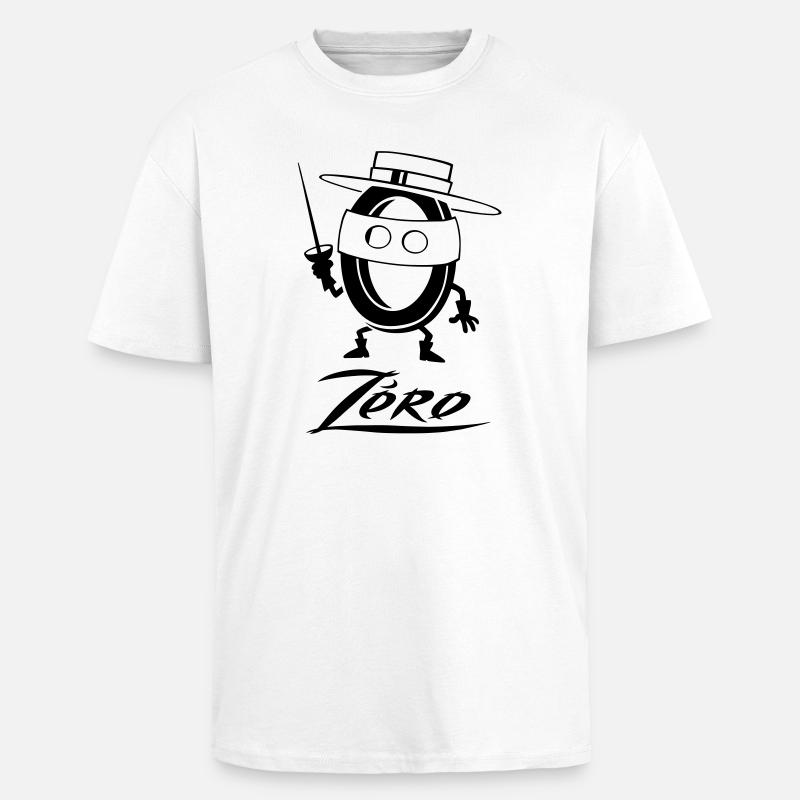 Super zero flex - Unisex Oversized Heavyweight T-shirt - white