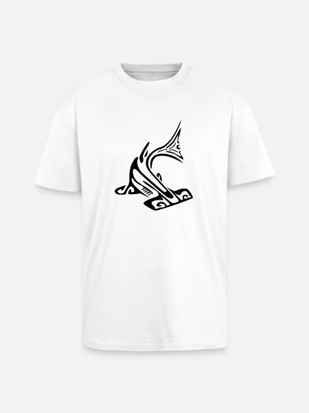 hammer_sharkmanta - Unisex Oversized Heavyweight T-shirt - white
