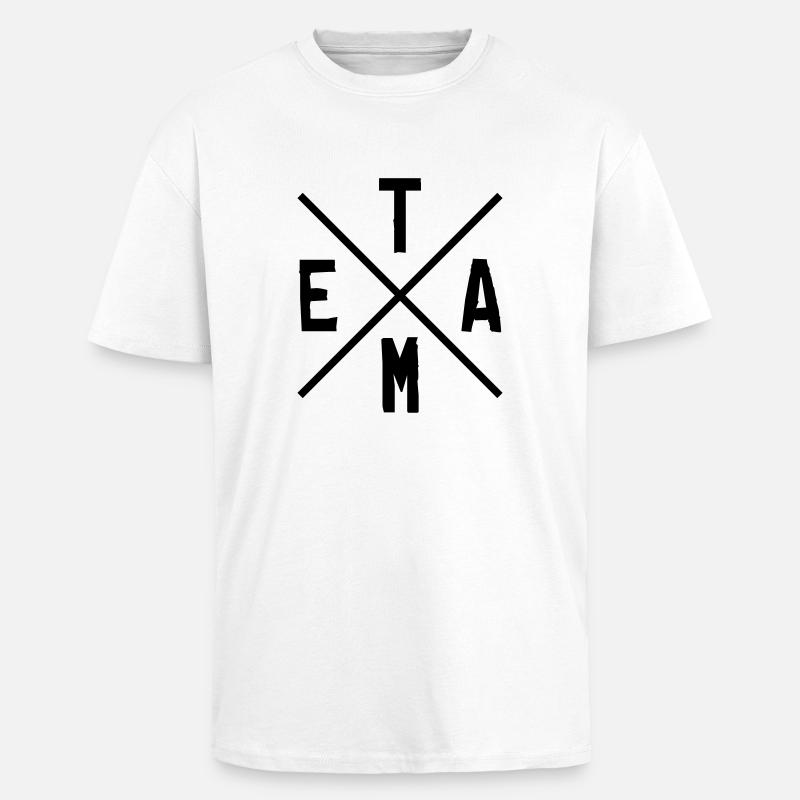 team design - Unisex Oversized Heavyweight T-shirt - white
