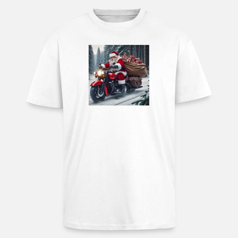 Weihnachts Design 3 - Oversized Heavyweight Unisex T-Shirt - Weiß