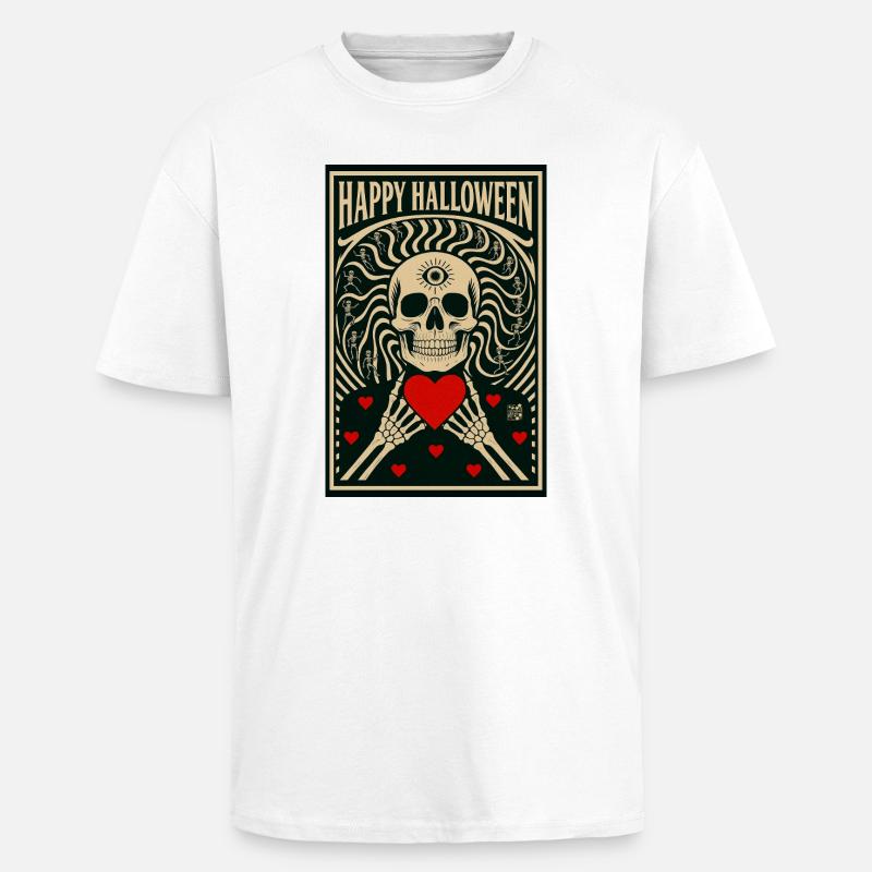 la_mort_vous_va_si_bien - Oversized Heavyweight Unisex T-Shirt - Weiß