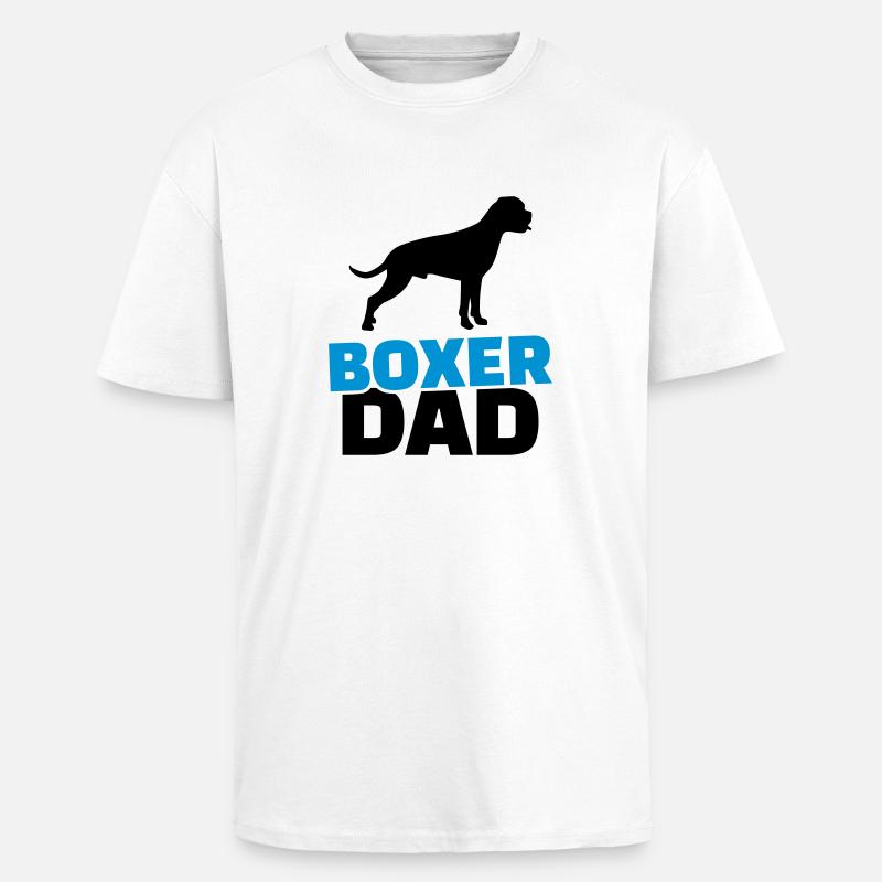 Boxer - Oversized Heavyweight Unisex T-Shirt - Weiß