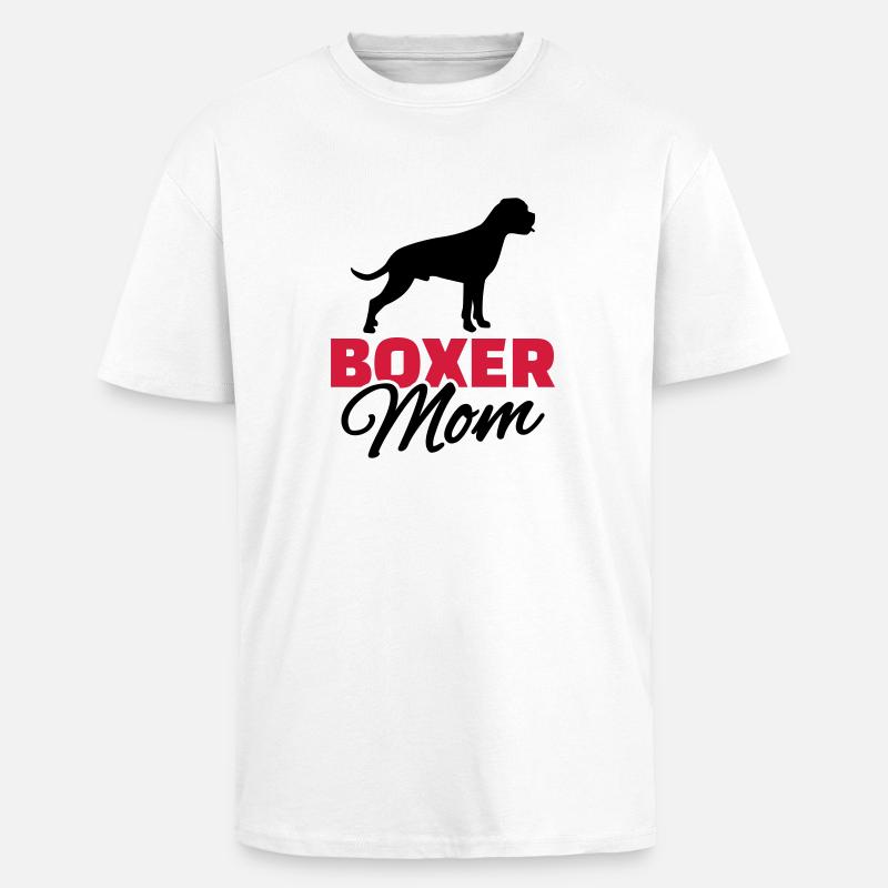 Boxer - Oversized Heavyweight Unisex T-Shirt - Weiß