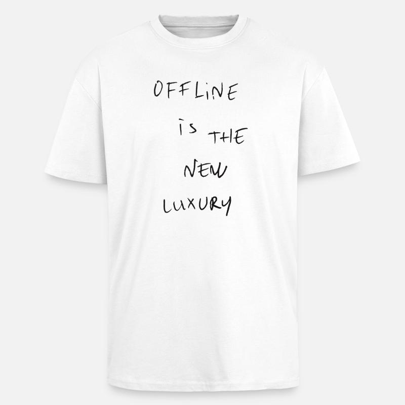 Offline - Unisex Oversized Heavyweight T-shirt - white