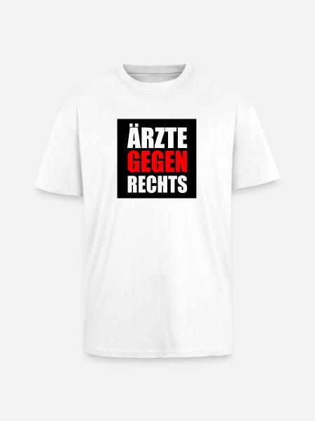 Doctors against the right - Unisex Oversized Heavyweight T-shirt - white