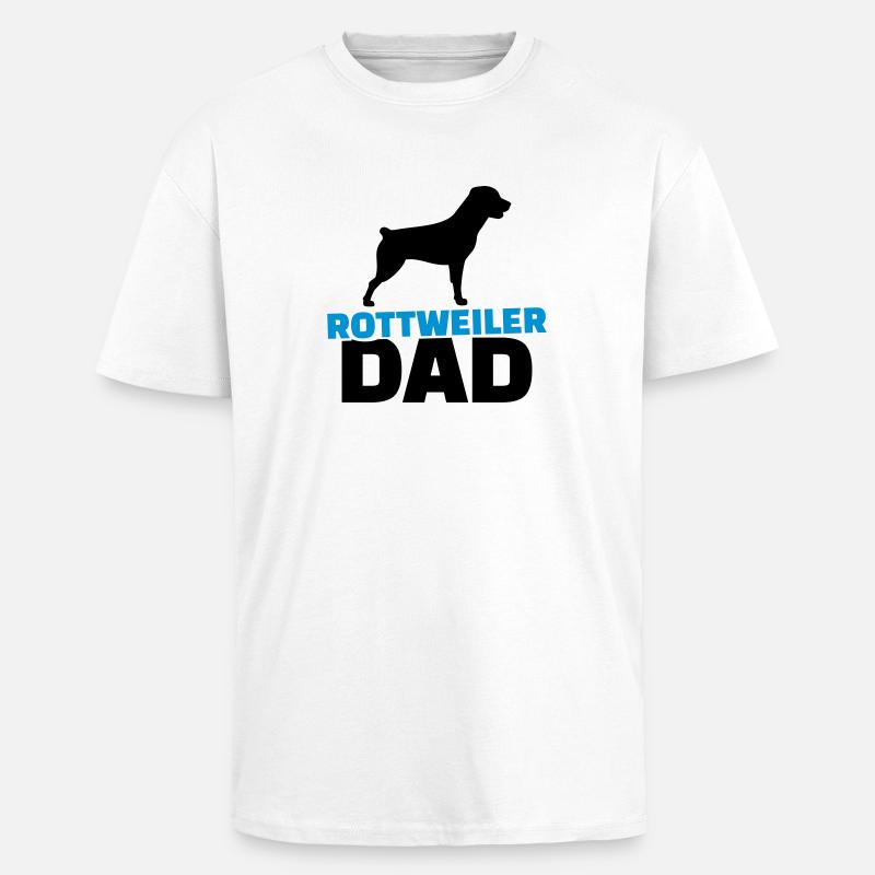 Rottweiler - Oversized Heavyweight Unisex T-Shirt - Weiß