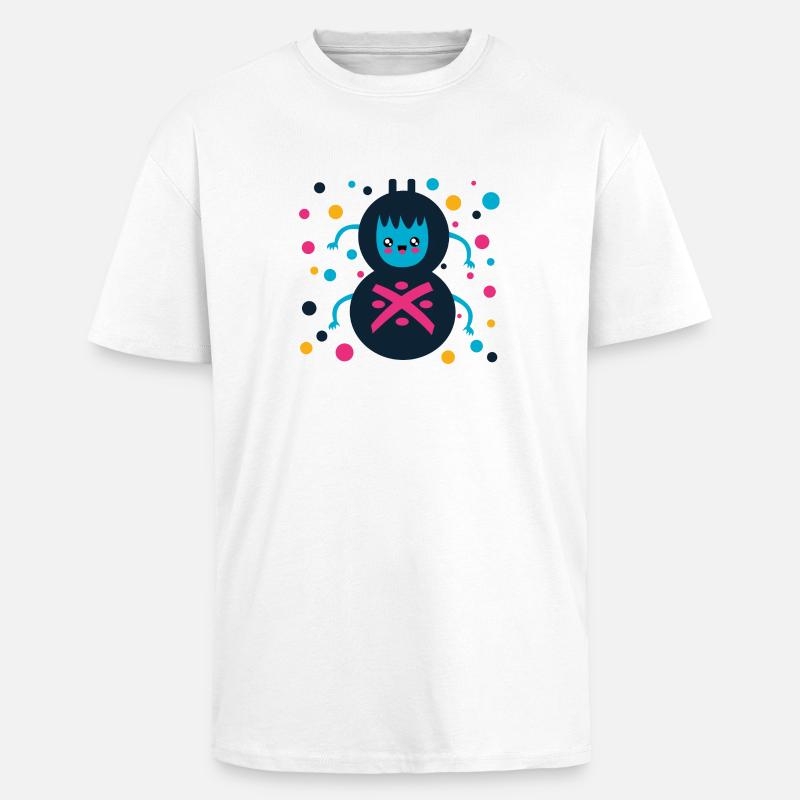 cute spider, gift, spinner - Unisex Oversized Heavyweight T-shirt - white