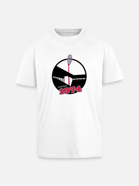 Seit 1974 - Oversized Heavyweight Unisex T-Shirt - Weiß