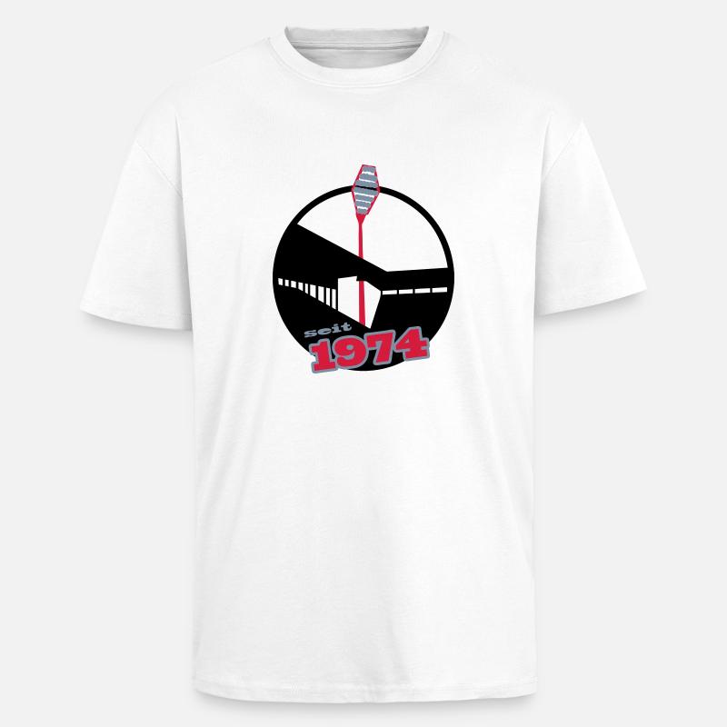 Seit 1974 - Oversized Heavyweight Unisex T-Shirt - Weiß