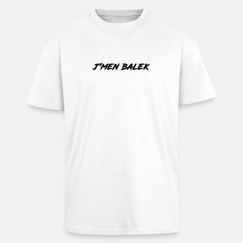 Ich bin Balek - Oversized Heavyweight Unisex T-Shirt - Weiß