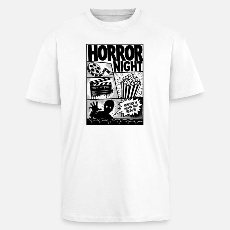 Horror Kino Zombie Comic - Oversized Heavyweight Unisex T-Shirt - Weiß