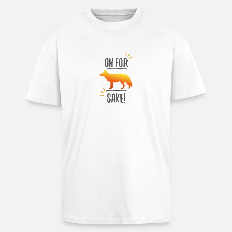 Fuchs Geschenk idee fox lustig - Oversized Heavyweight Unisex T-Shirt - Weiß