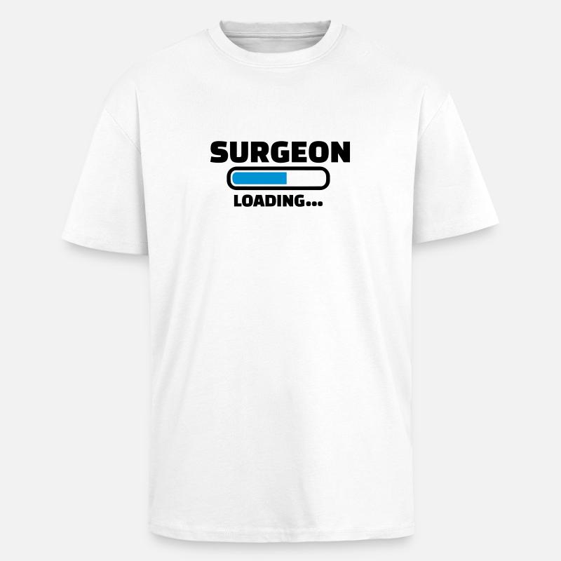 Chirurg - Oversized Heavyweight Unisex T-Shirt - Weiß
