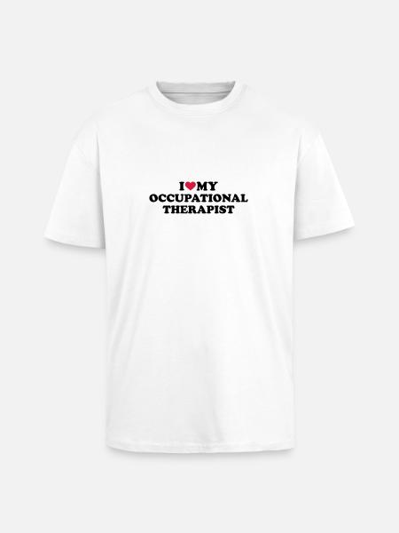 Ergotherapeut - Oversized Heavyweight Unisex T-Shirt - Weiß