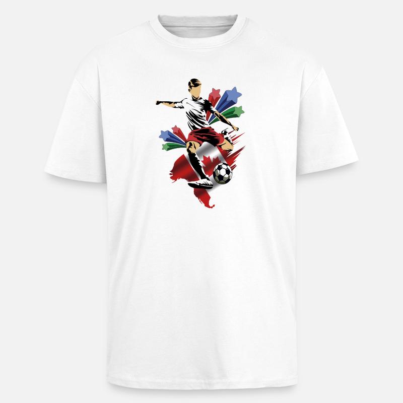 Canada - Canada - Flags - Unisex Oversized Heavyweight T-shirt - white