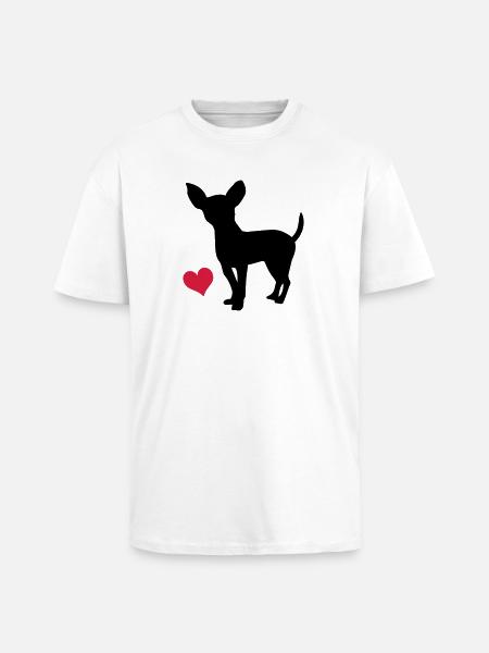 Chihuahua - Unisex Oversized Heavyweight T-shirt - white