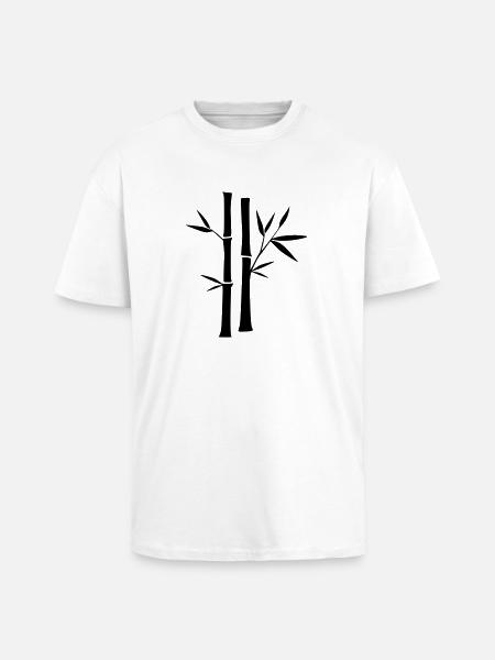 Bamboo Bambus - Unisex Oversized Heavyweight T-shirt - white