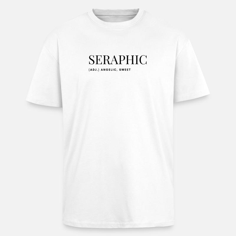Seraphic - Unisex Oversized Heavyweight T-shirt - white
