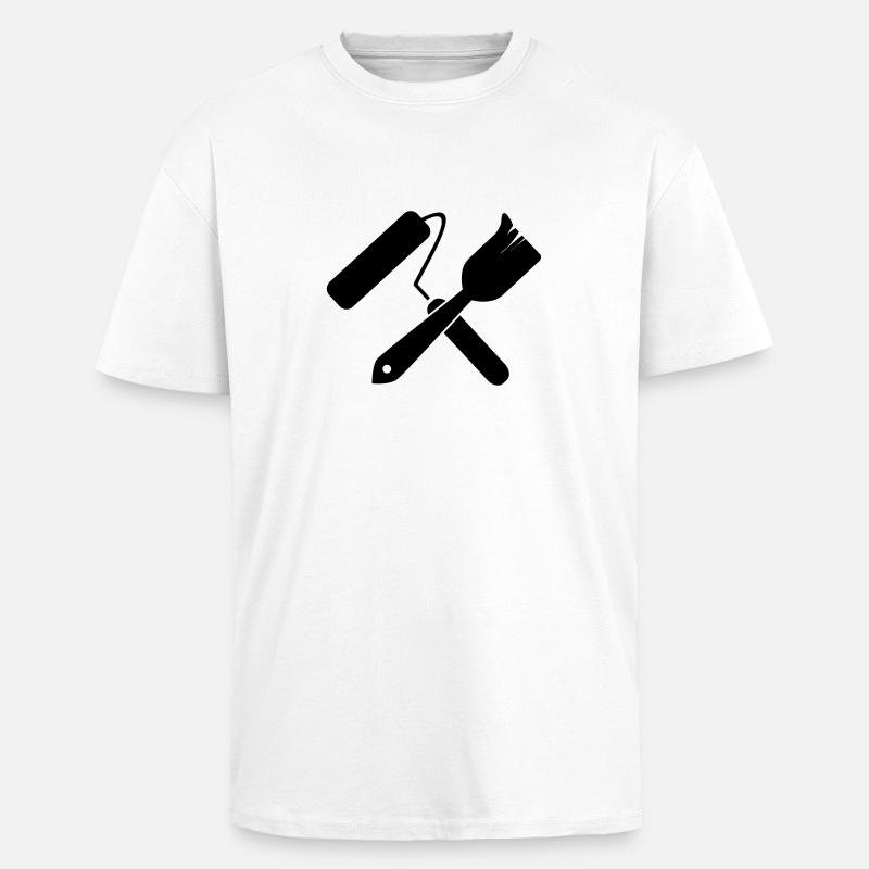 Lackierer Tools - Oversized Heavyweight Unisex T-Shirt - Weiß
