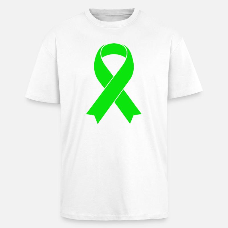 Ruban de sensibilisation - T-shirt unisexe oversize épais - blanc