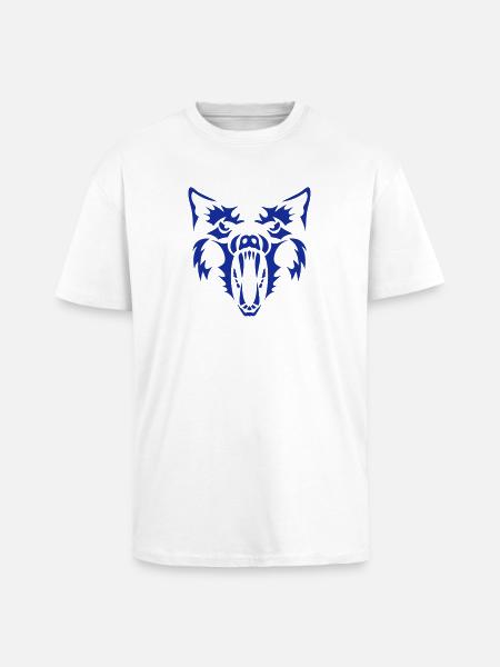 wolf werewolf werewolf 3 - Unisex Oversized Heavyweight T-shirt - white