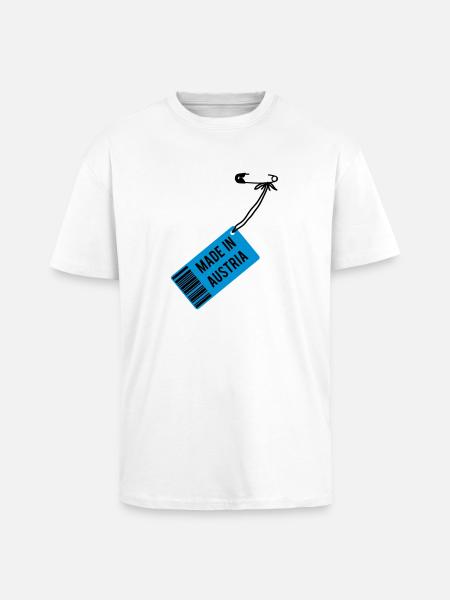 Made in Austria T-Shirt - Unisex Oversized Heavyweight T-shirt - white