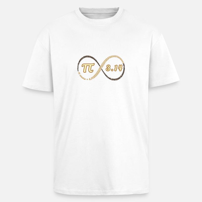 Faszinierende Pi-Nummer - Oversized Heavyweight Unisex T-Shirt - Weiß