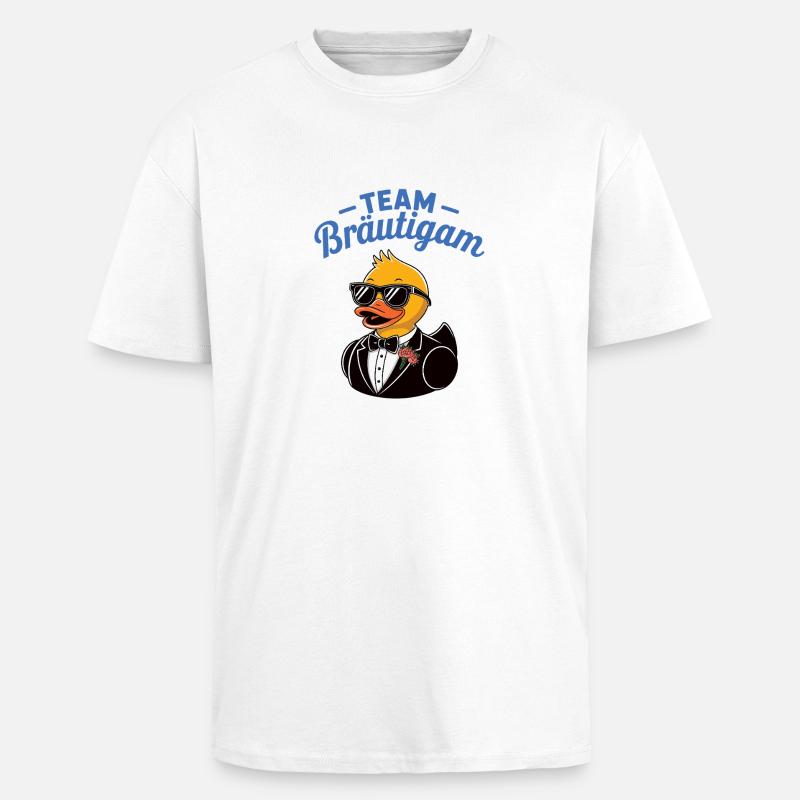 team Braeutigam - Oversized Heavyweight Unisex T-Shirt - Weiß