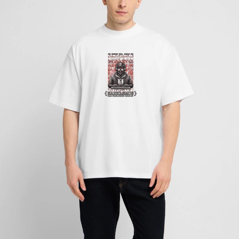 Je parle HTML, Python et sarcasme T-shirt unisexe oversize épais