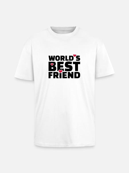 Freund - Oversized Heavyweight Unisex T-Shirt - Weiß