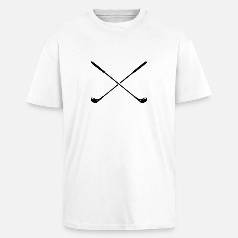 Golf - Oversized Heavyweight Unisex T-Shirt - Weiß