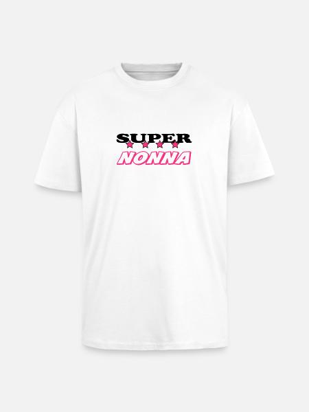 Super nonna - Oversized Heavyweight Unisex T-Shirt - Weiß