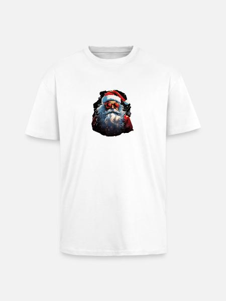 Weihnachtsmann - Oversized Heavyweight Unisex T-Shirt - Weiß