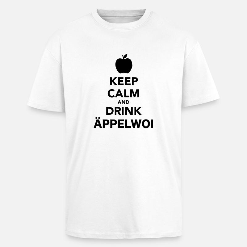 Äppelwoi - Oversized Heavyweight Unisex T-Shirt - Weiß
