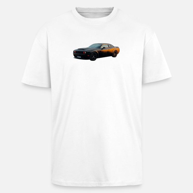 Challenger - Oversized Heavyweight Unisex T-Shirt - Weiß