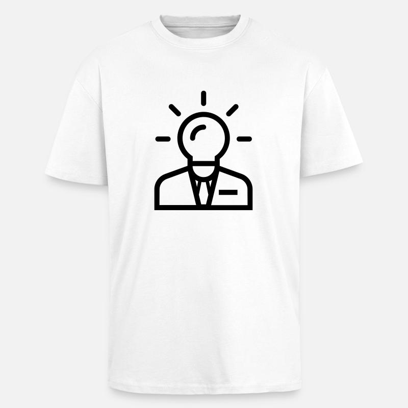 Geschäftsidee - Oversized Heavyweight Unisex T-Shirt - Weiß