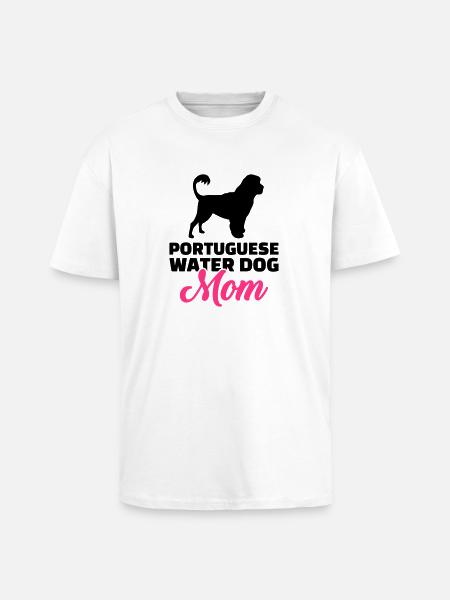 Portuguese Water Dog - Unisex Oversized Heavyweight T-shirt - white