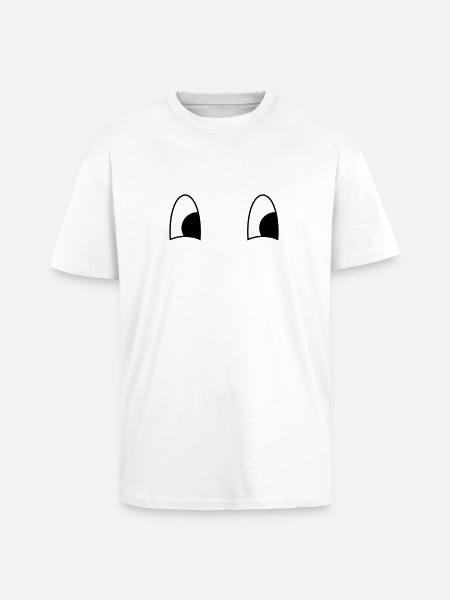 Embarrassed view - Unisex Oversized Heavyweight T-shirt - white