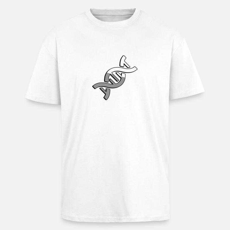 DNA - Illustration - Oversized Heavyweight Unisex T-Shirt - Weiß